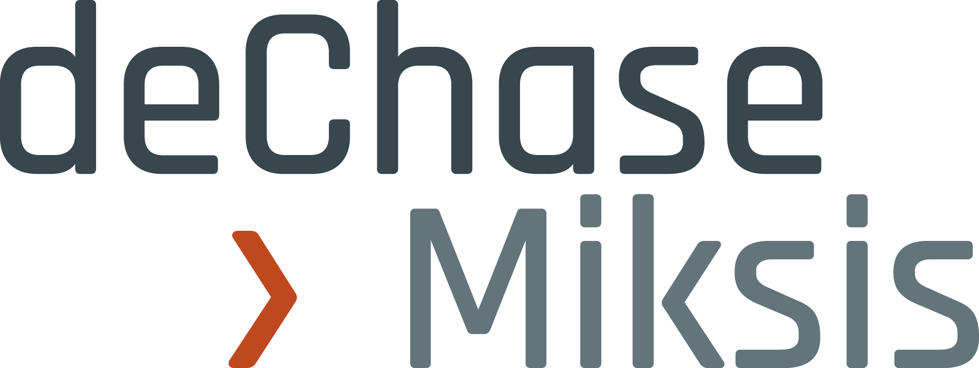 DECHASE_STACKED LOGO_Steel Blue_Side Rust_Stone - deChase Miksis Marketing